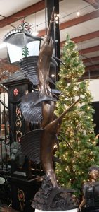 Giant Bronze Marlin Fountain Garden Fish Water Feature